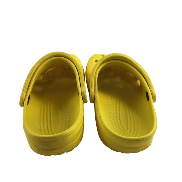 CROCS CLASSIC SHOES YELLOW CLOG SANDALS WATERPROOF OUTDOORS WOMENS 8 MENS 6 - Picture 4 of 8